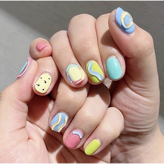 Nailbox-móng giả pastrel phối gel nổi cực hot