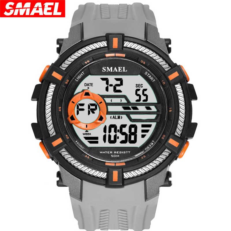 Smael Đồng Hồ Điện Tử LED Thể Thao Cho Nam Giới 1616