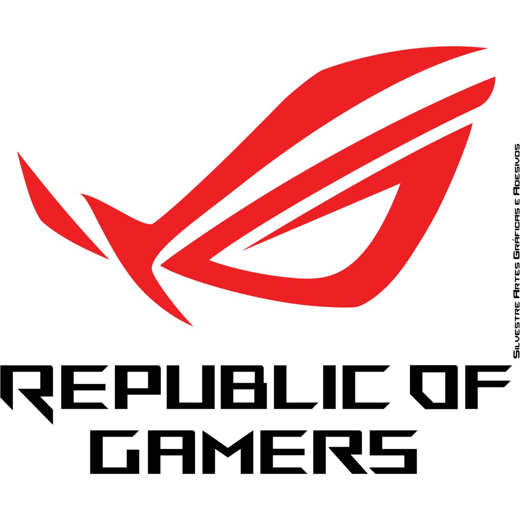 Sticker decal hình dán ASUS GAMING ROG, trang trí laptop