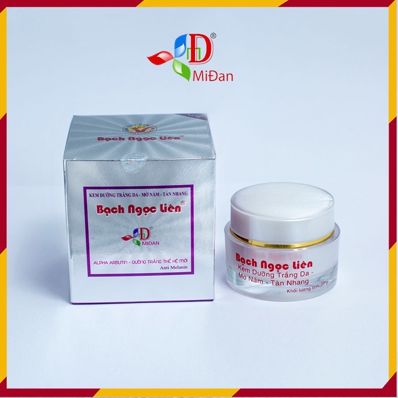 (Hàng chuẩn ) Kem Bạch Ngọc Liên cho da mặt dưỡng trắng da hộp 20gram