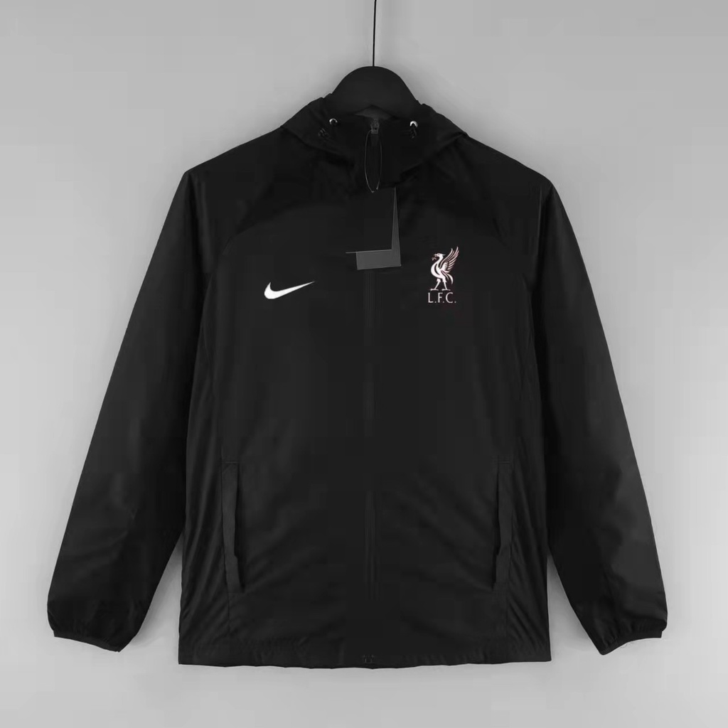 Áo Khoác Câu Lạc Bộ Liverpool Màu Đen Cá Tính Cho Nam Size 22-23