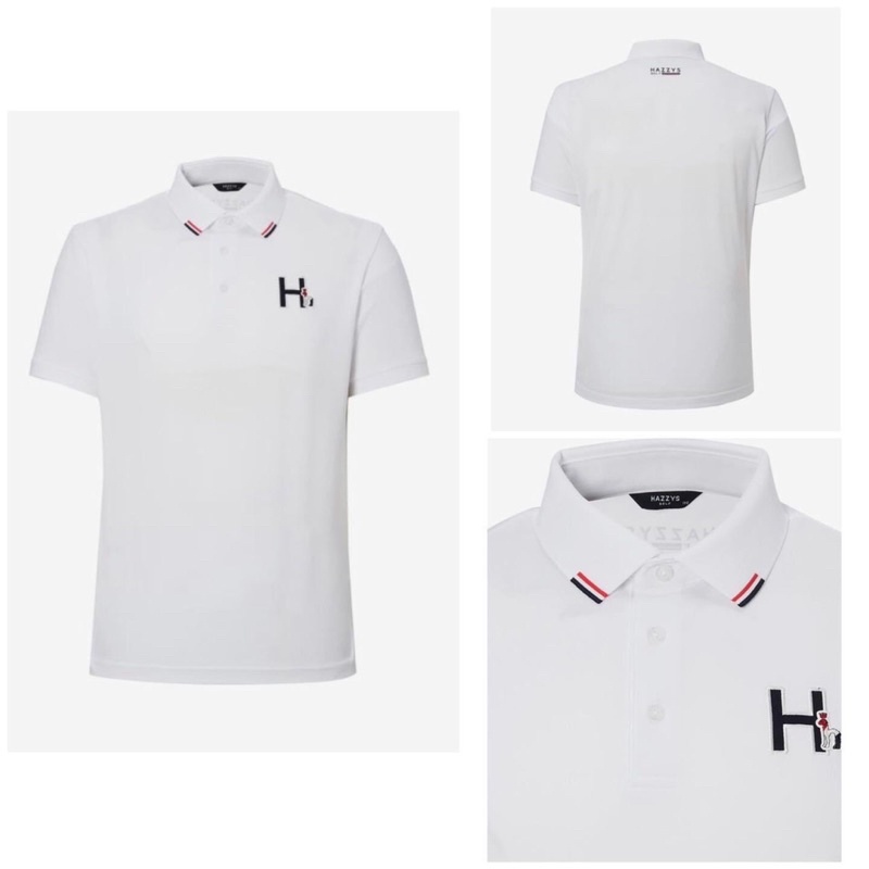 Áo golf cộc tay Hazzy’s chất liệu cotton thấm hút mồ hôi form dáng chuẩn đẹp