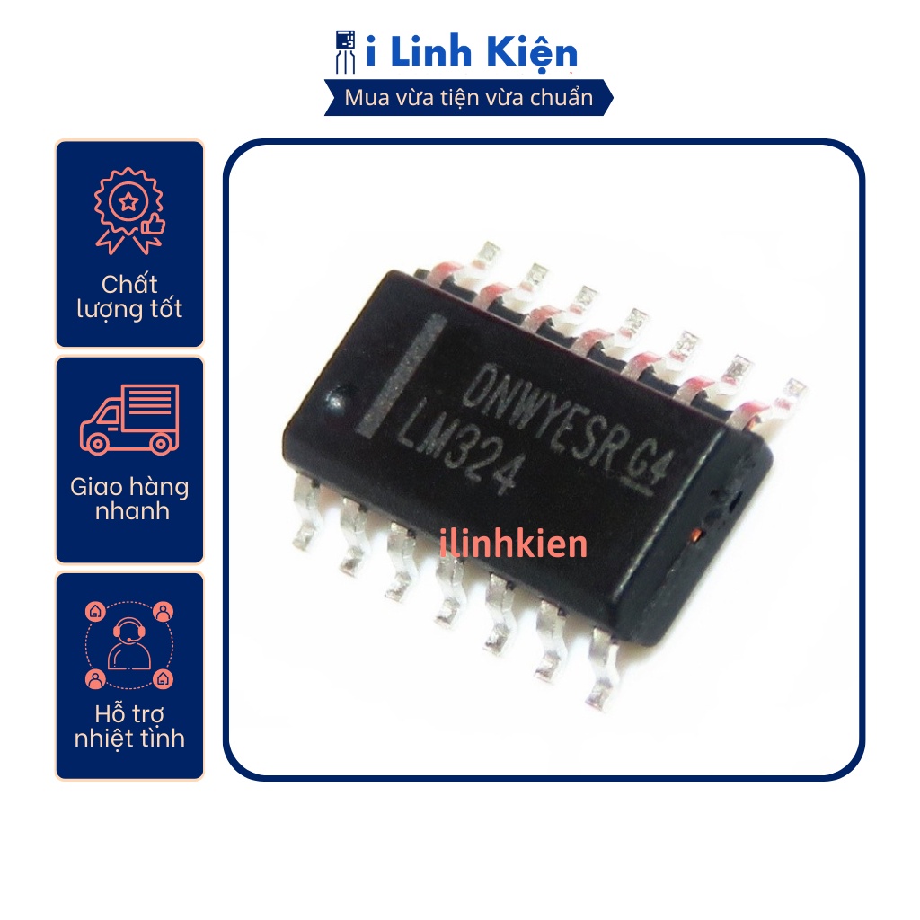 LM324 LM324DR SOP-14 chính hãng TI