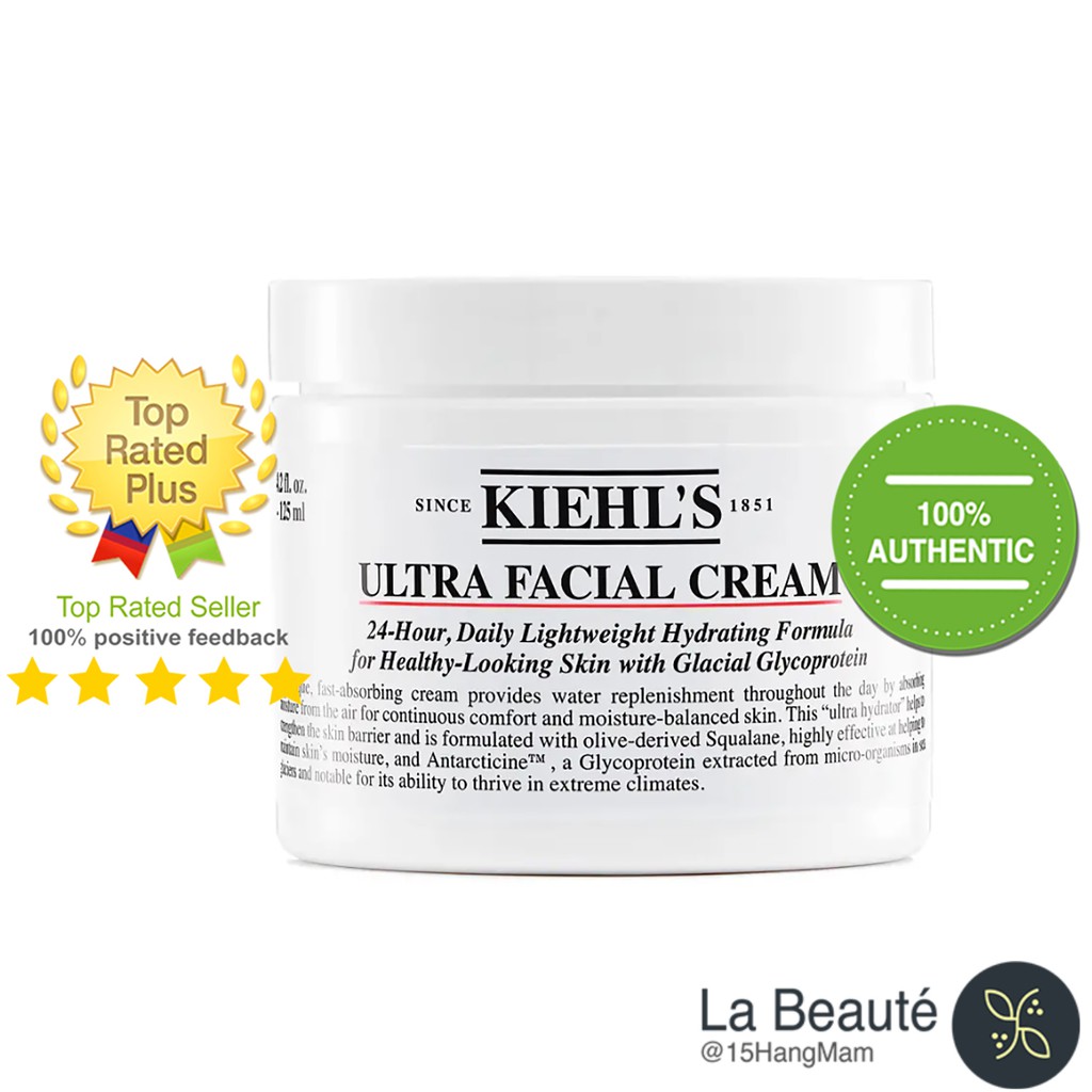 [Mã COS1904 giảm 8% đơn 300K] Kiehl's Ultra Facial Cream - Kem Dưỡng Ẩm Siêu Cấp [02 Loại Dung Tích: 50ml/125ml]