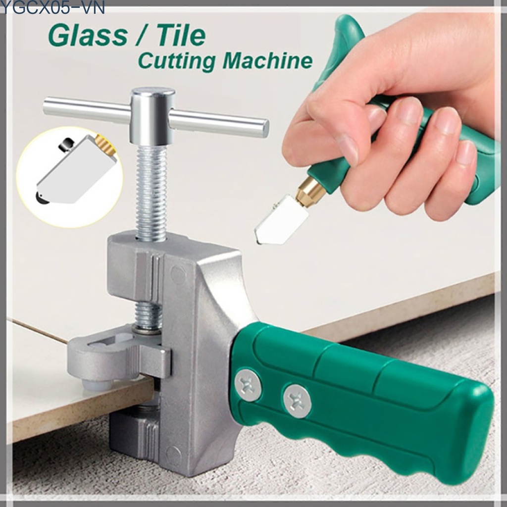 Bộ dao cắt kính , cắt gạch men đa năng 2 trong 1- Bộ dụng cụ cắt gạch men, cắt kính chuyên dụng TNT