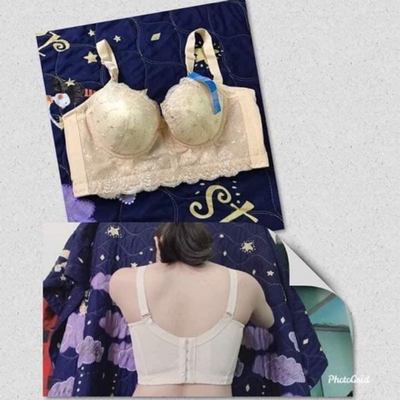 Áo lót bản 5 móc Diệt mỡ lưng định hình ngực chống xệ mặc kèm latex