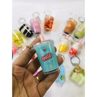 Móc khóa trà sữa, kem cute