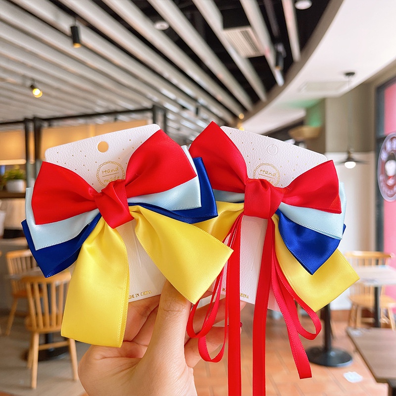 Kẹp Tóc Hình Nơ Hoạt Hình Dễ Thương Cho Bé Gái