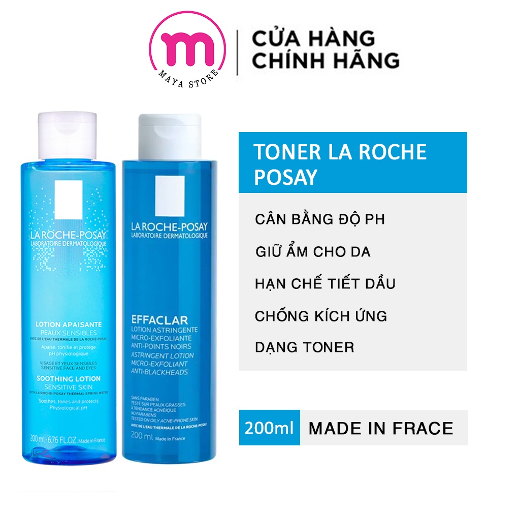 Nước hoa hồng La Roche Posay Effaclar 200ml