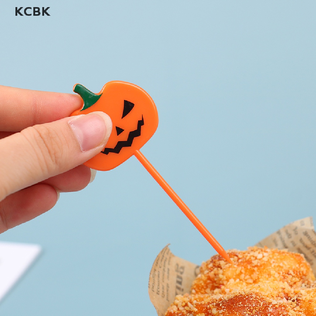10 Nĩa Ăn Trái Cây Họa Tiết Halloween Dễ Thương