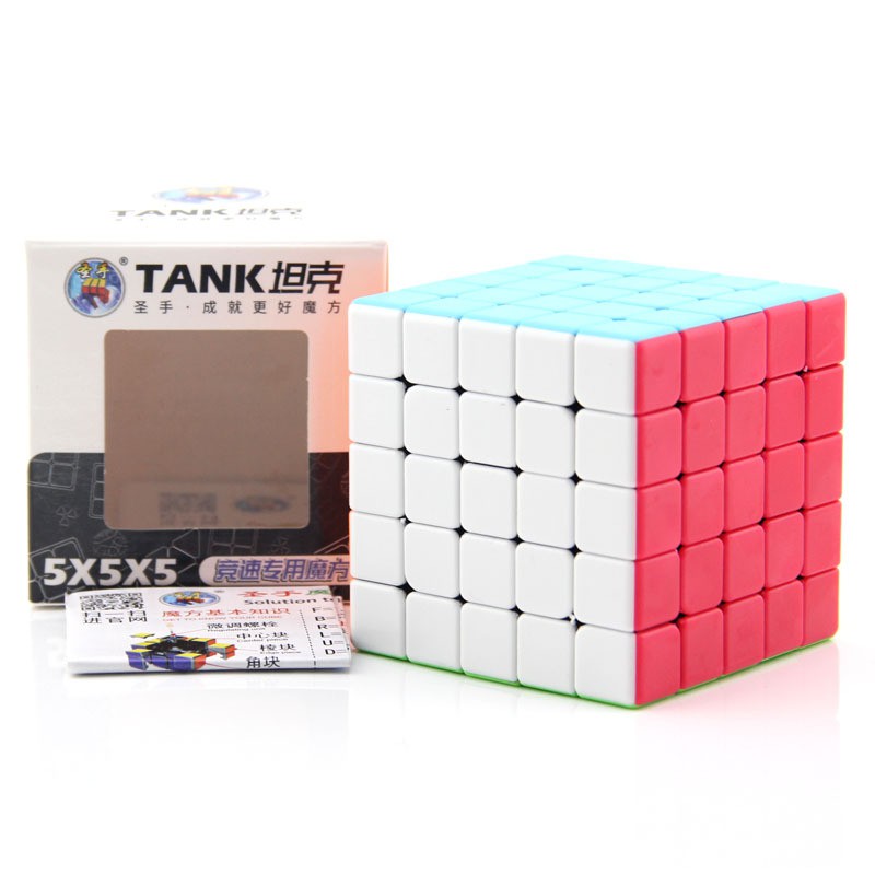 ✔️✔️ Đồ chơi giáo dục Rubik 5 x 5 x 5 TANK khối lập phương FN0560 - Quay Tốc Độ, Trơn Mượt, Bẻ Góc Tốt - TẶNG 1 ĐẾ RUBIK