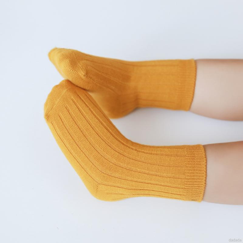 Vớ mềm chống trượt màu trơn thiết kế đơn giản cho bé sơ sinh