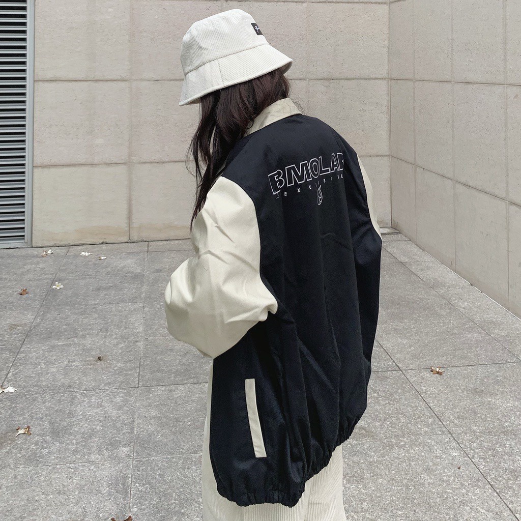 [SỈ RẺ HƠN IB] Áo Khoác Dù 2 Lớp BMO Tay Phối Chất Dày 2 Lớp Kiểu Dáng Unisex Nam Nữ Ulzzang