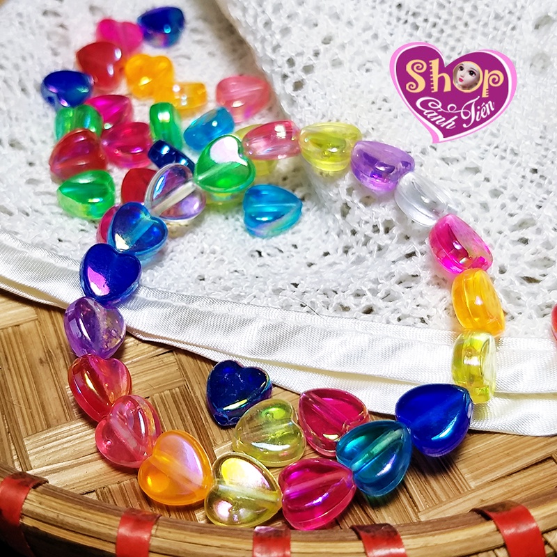 Gói 20gr Hạt Trái tim Làm Thủ công rất xinh