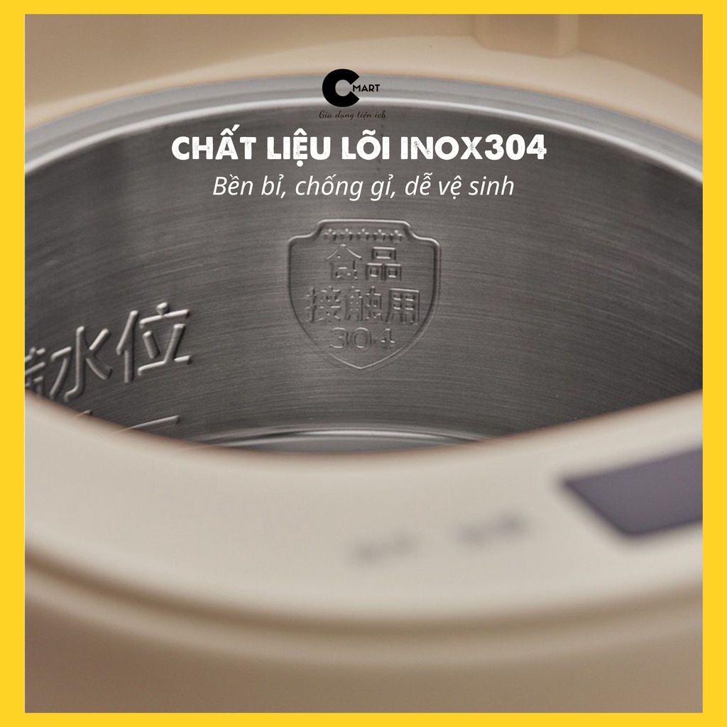 Bình Thuỷ Điện Đun Sôi Giữ Nhiệt Tự Động Khử Clo Dung tích 5L BEAR ZDH-H50E1