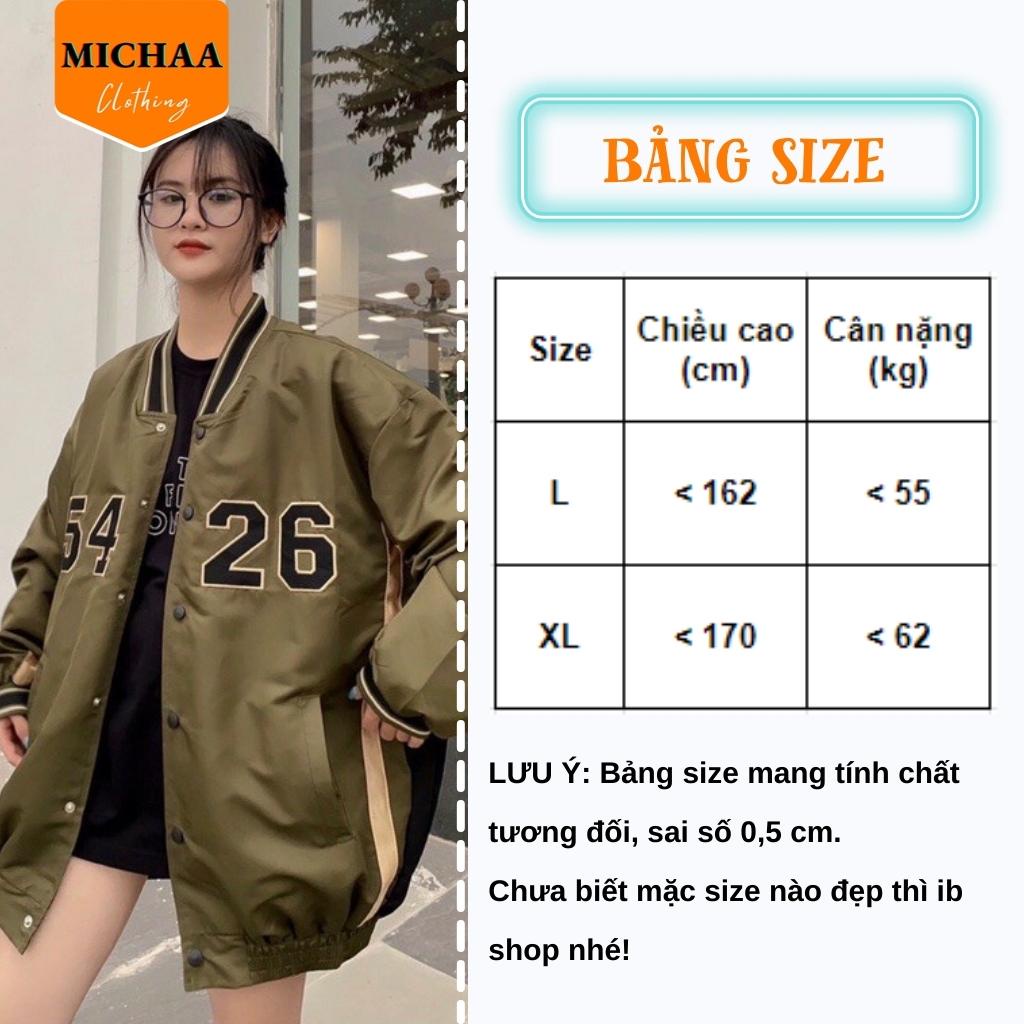 Áo Khoác Bomber Dù 5426 Nam Nữ Ulzzang Unisex 2 Lớp Kiểu Basic Form Rộng - MICHAA