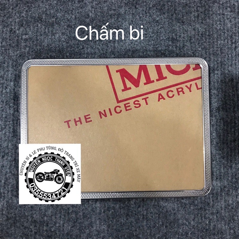 KHUNG BẢN SỐ XE MÁY INOX