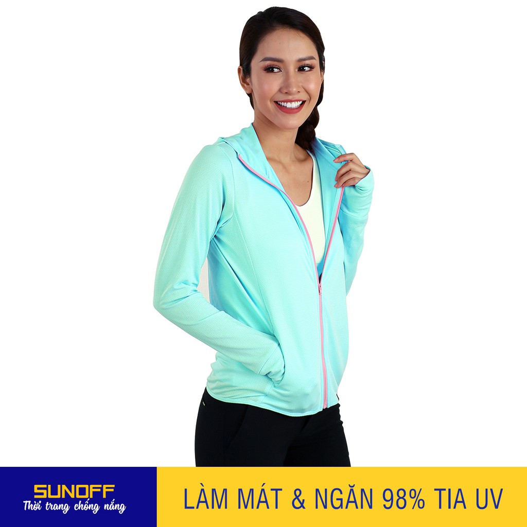 Áo Chống Nắng Nữ/Ngăn 98% Tia UV - Sunoff CoolSport | WebRaoVat - webraovat.net.vn