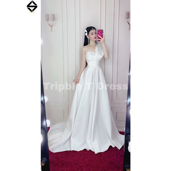 Đầm maxi mặc cưới đi bạn nhẹ nhàng TRIPBLE T DRESS - size S/M/L - MS213Y