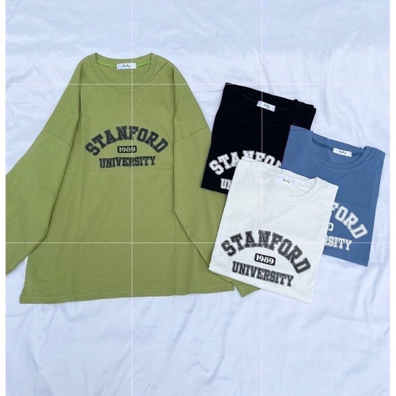 Áo Phông Basic Dài Tay STANFORD Nhiều Màu, Áo Sweater Mỏng