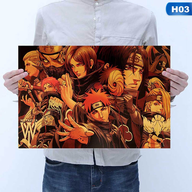 Poster Phim Hoạt Hình Naruto Dán Tường Trang Trí