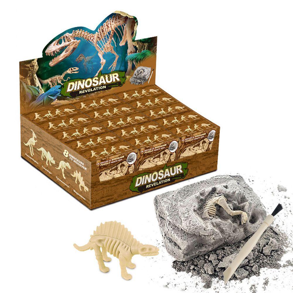 DYRUIDOJ Dinosaur Egg Dig Kit Birthday Gifts Kids Dig Up 12/15PCS Archaeology Toys Dinosaur Toys DIY Assembly Model Paleontology Jumbo Dino Egg Dinosaurs Educational Toys
