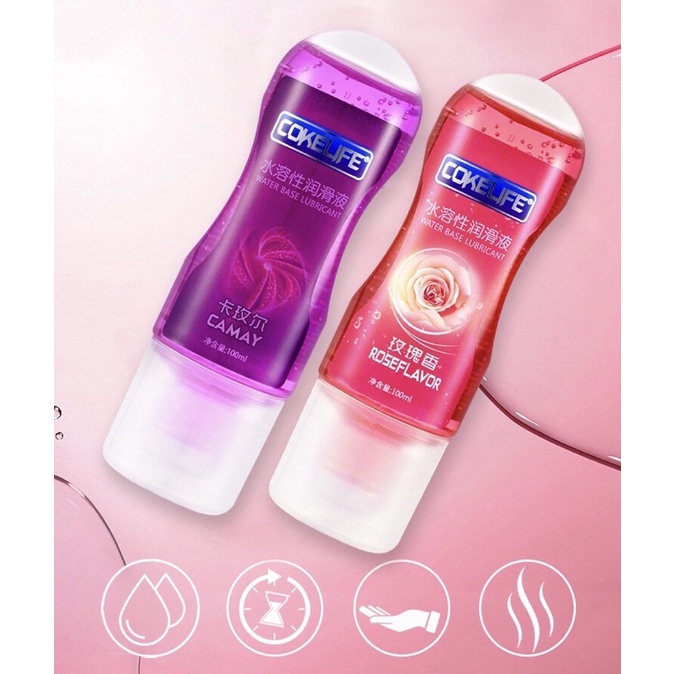 Gel Massage Bôi Trơn Cokelife Hương Camay Rose Flavor 100ml