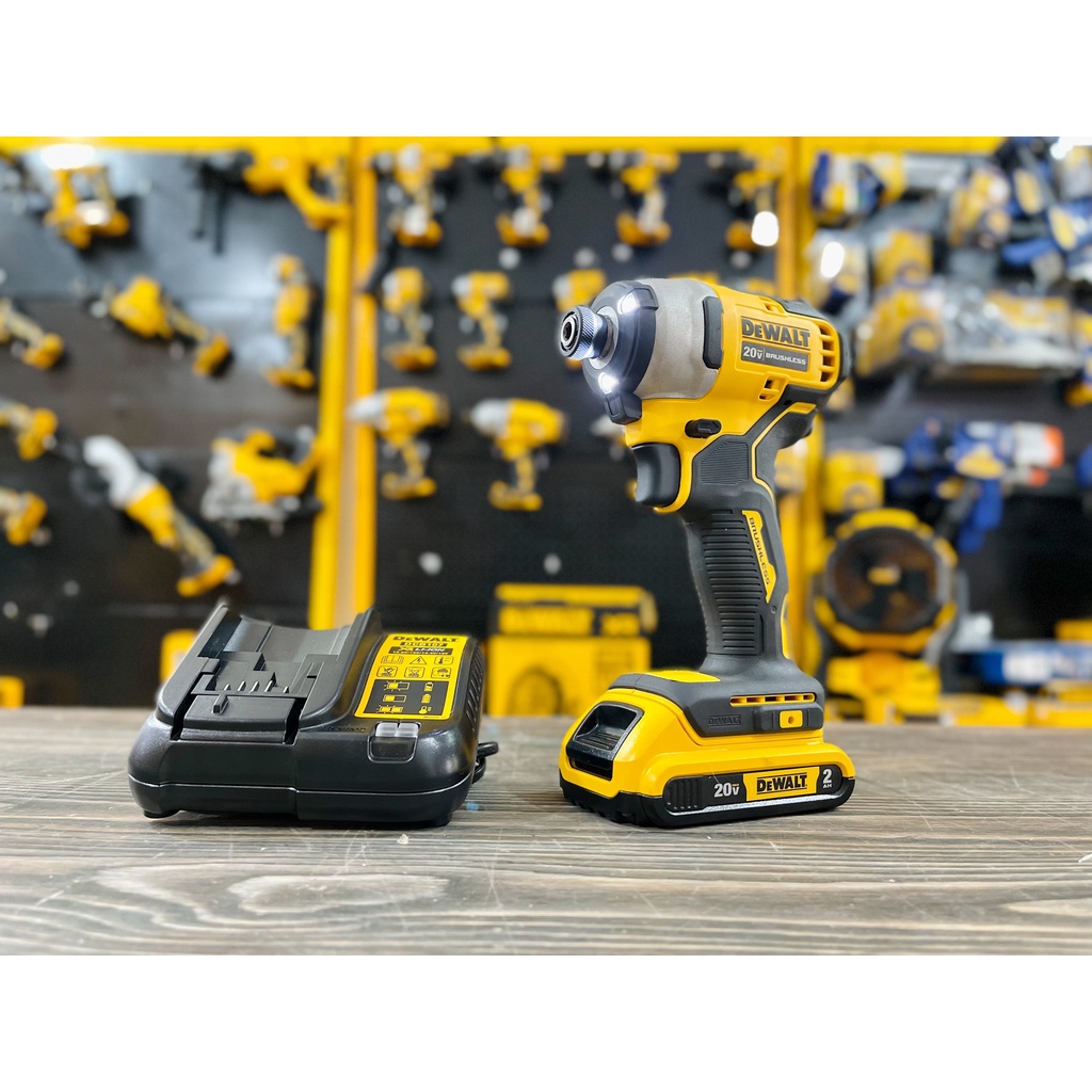 Combo máy bắt vít pin DEWALT DCF809 pin 2ah sạc 107 809 Nghề Mộc