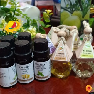 [Lẻ=sỉ 20 mùi] Combo 2 tinh dầu thiên nhiên lọ xông 10ml khử mùi và thư giãn nhiều mùi như sả chanh, cà phê,...