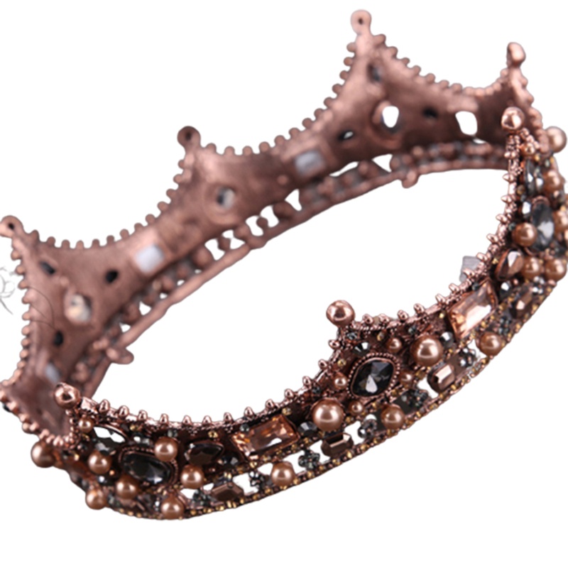 Vương Miện Công Chúa Đính Đá Và Ngọc Trai Thanh Lịch Cho Nữ