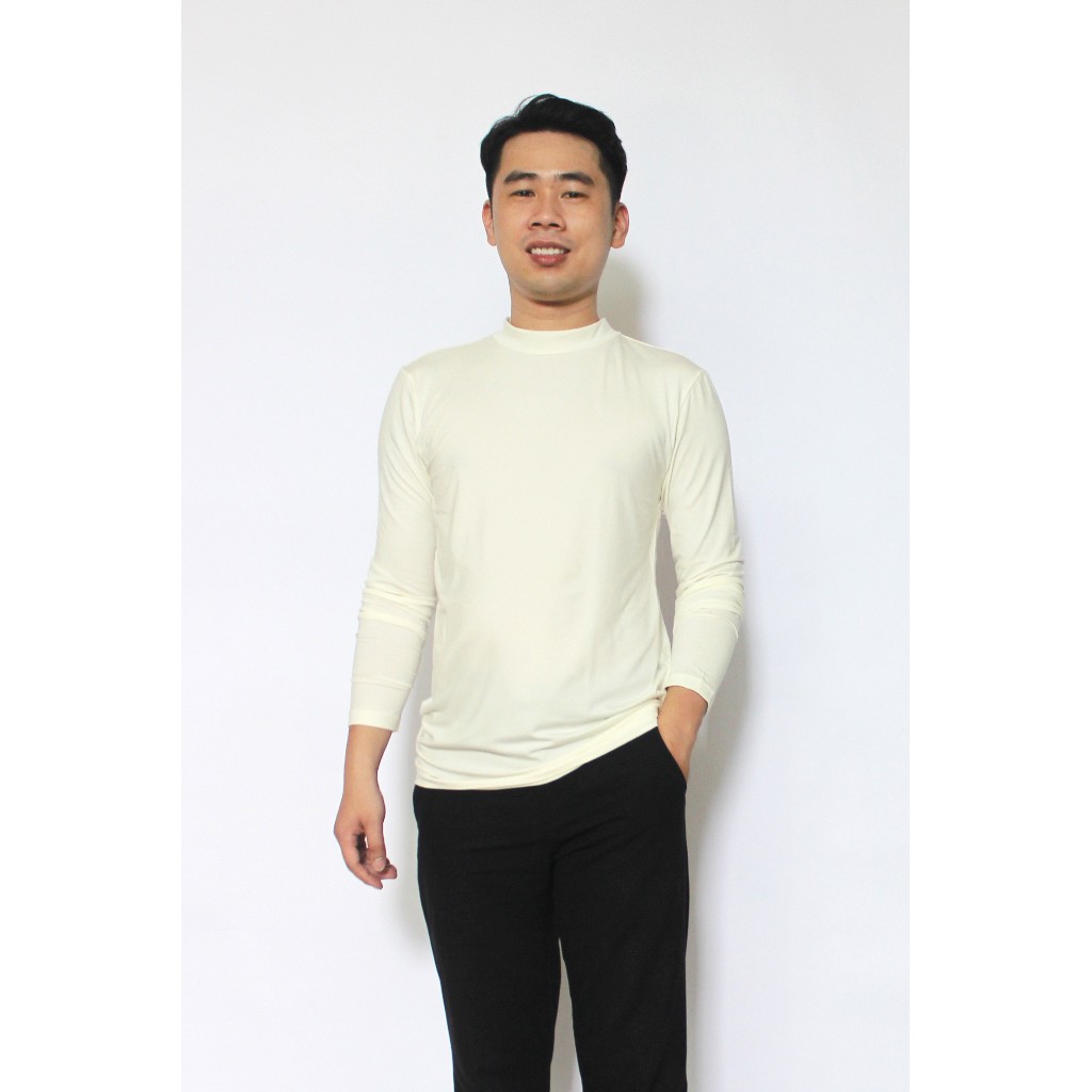 Áo giữ nhiệt nam cổ 3 cm  Dệt Kim Đông Xuân - A0757