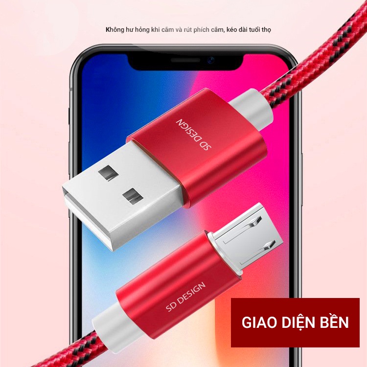 Dây Cáp Sạc SD-L1 Cho ĐT Pin Dự Phòng Tai nghe Bluetooth Case pro Vỏ Ốp lưng