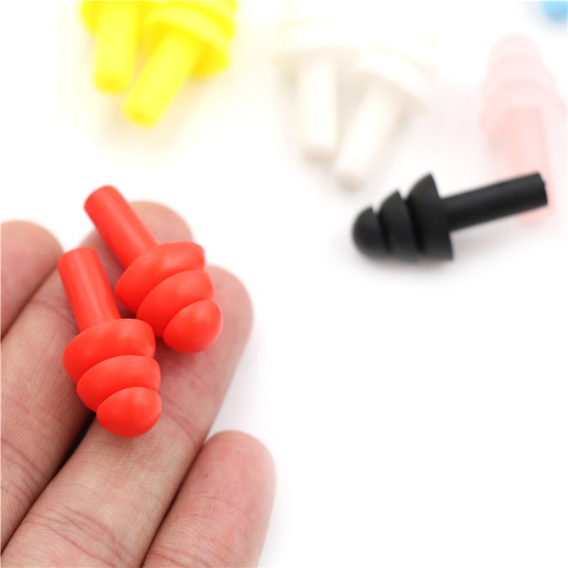 Set 20 Nút Bịt Tai Bằng Silicon Chống Ồn Tiện Dụng