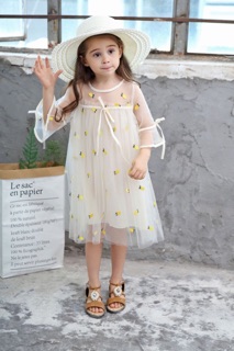 Váy thơm phối lưới