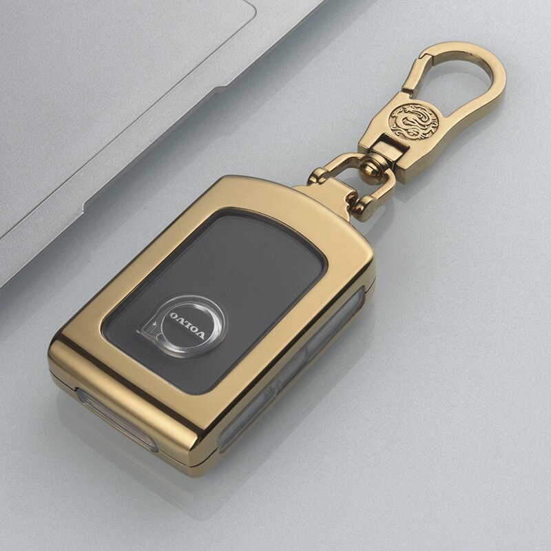 Vỏ bọc chìa khóa thông minh bằng hợp kim kẽm cho VOLVO S90 V90 XC90 XC60 XC40