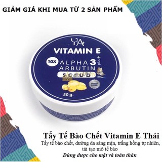 Tẩy tế bào chết vitamin e thái