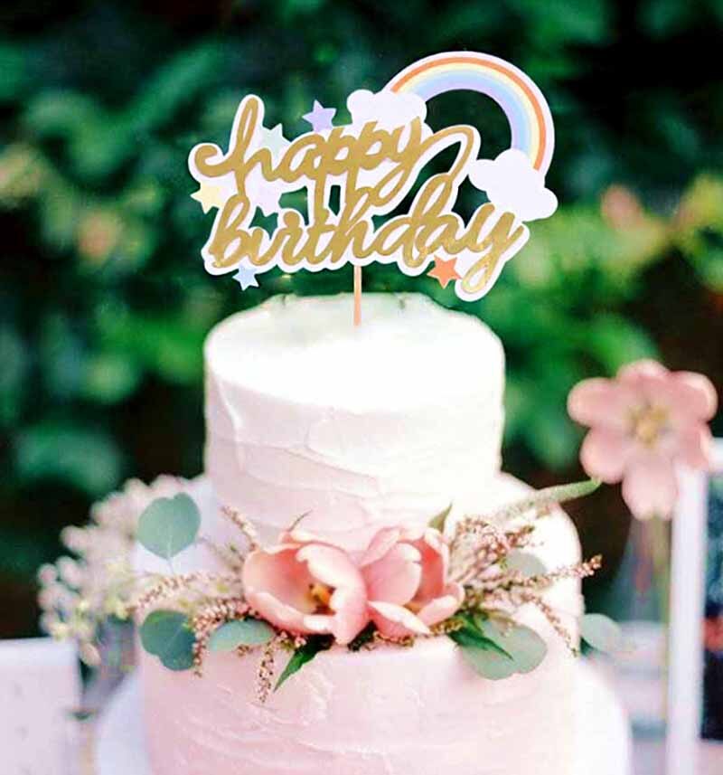 Cờ Happy Birthday đáng yêu dùng để trang trí tiệc sinh nhật