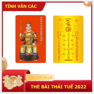 Thẻ bài thái tuế năm 2022 hóa giải vận hạn