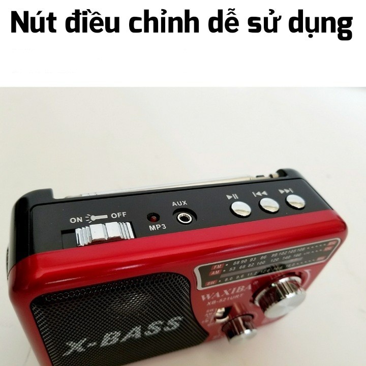 Đài Radio WAXIBA XB-521URT Cổng USB