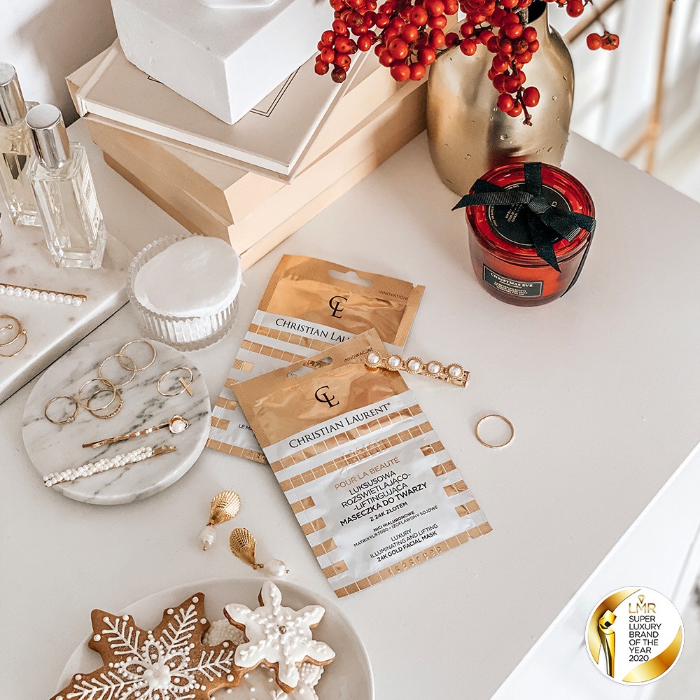 Mặt nạ trẻ hóa da tinh chất vàng 24K cao cấp (CHÍNH HÃNG) - Christian Laurent Luxury Brightening &amp; Lifting Face Mask