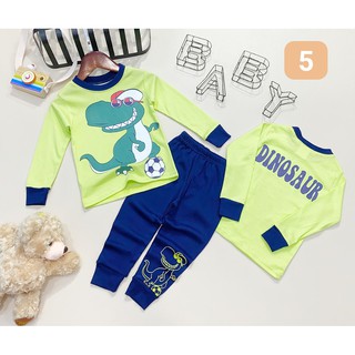 Bộ tay dài quần dài thu đông cho bé trai