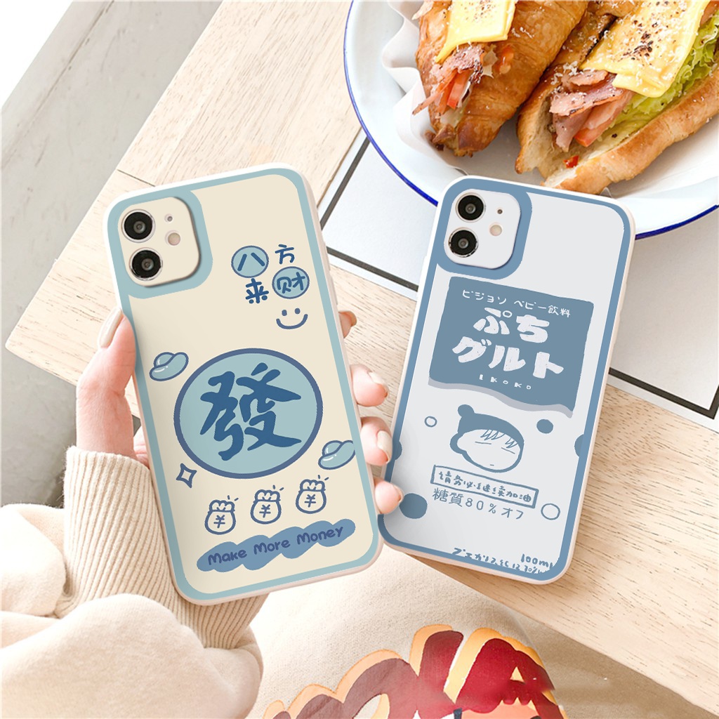 [ IPHONE ] Ốp Lưng Màu Bảo Vệ CAMERA  vuông Xanh blue ốp iphone 12 pro /x/ 8plus/11 pro/11/12 pro max/13/promax tr1153