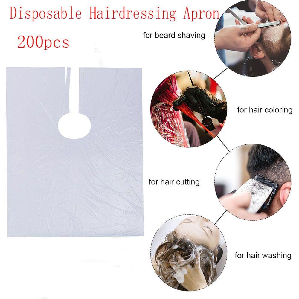 Tạp Dề Nhuộm Tóc Chống Nước Trong Suốt Dùng Một Lần