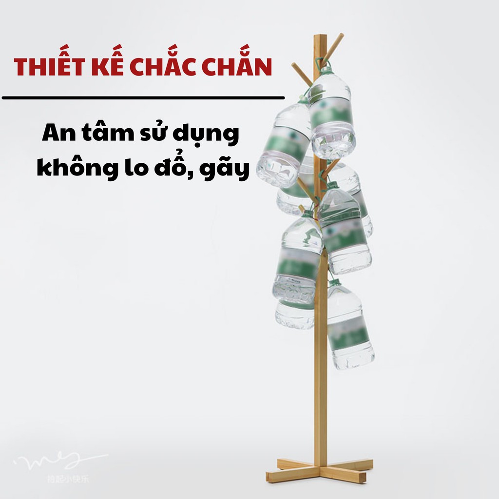 Giá Treo Quần Áo Gỗ, Cây Treo Quần Áo Decor Phòng Kiểu Hàn LEON OFFICIAL | BigBuy360 - bigbuy360.vn