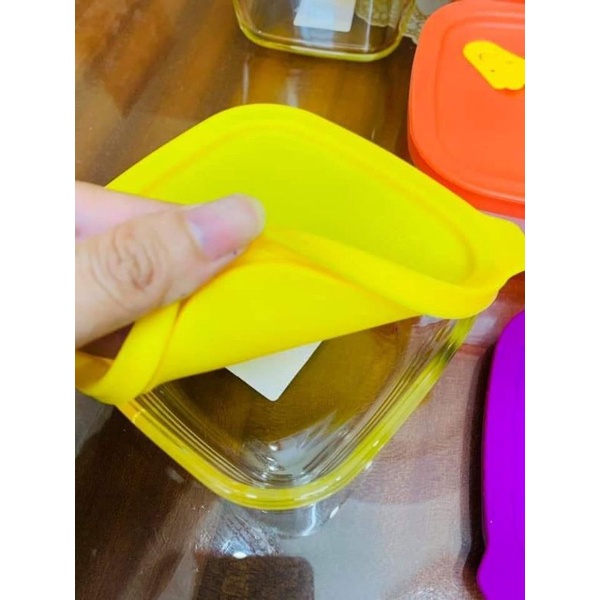 Hộp thủy tinh nắp Silicon Lock&Lock loại #410ml