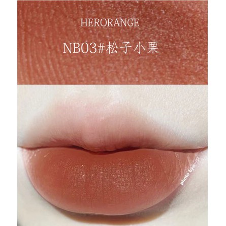 Son kem lì nội địa Trung HERORANGE lâu trôi và không khô môi KST02- KIMBEAUTY | BigBuy360 - bigbuy360.vn