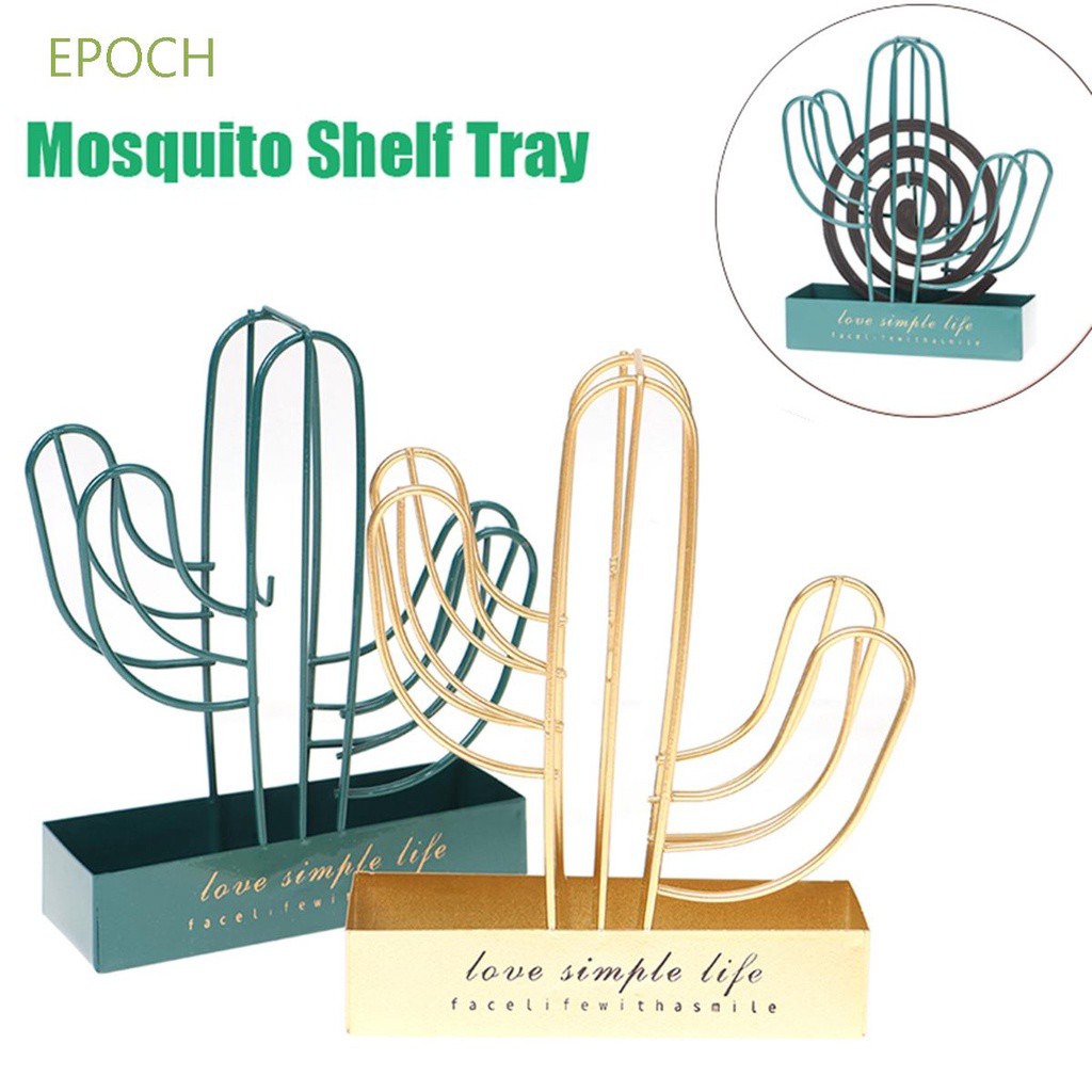 Epoch Giá Đỡ Nhang Muỗi Bằng Kim Loại Hình Cây Xương Rồng Nhiều Màu Sắc Phong Cách Bắc Âu