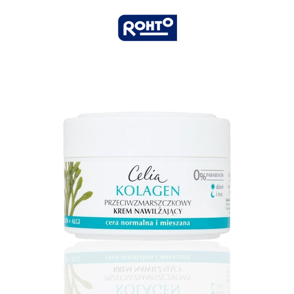 [ ZIAJA ] [NHẬP KHẨU BALAN] KEM DƯỠNG ẨM CHỐNG NHĂN COLLAGEN CELIA COLLAGEN MOISTURIZING CREAM- 50ML