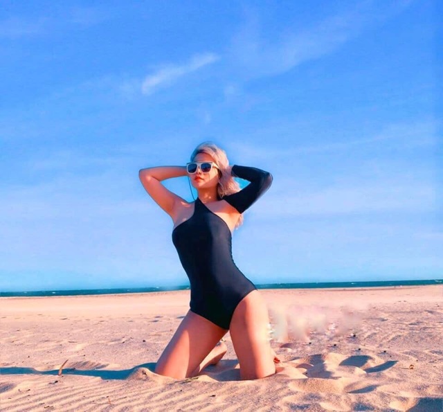 [Bikini 2020] Bikini 1 mảnh một tay dài hở vai quyến rũ