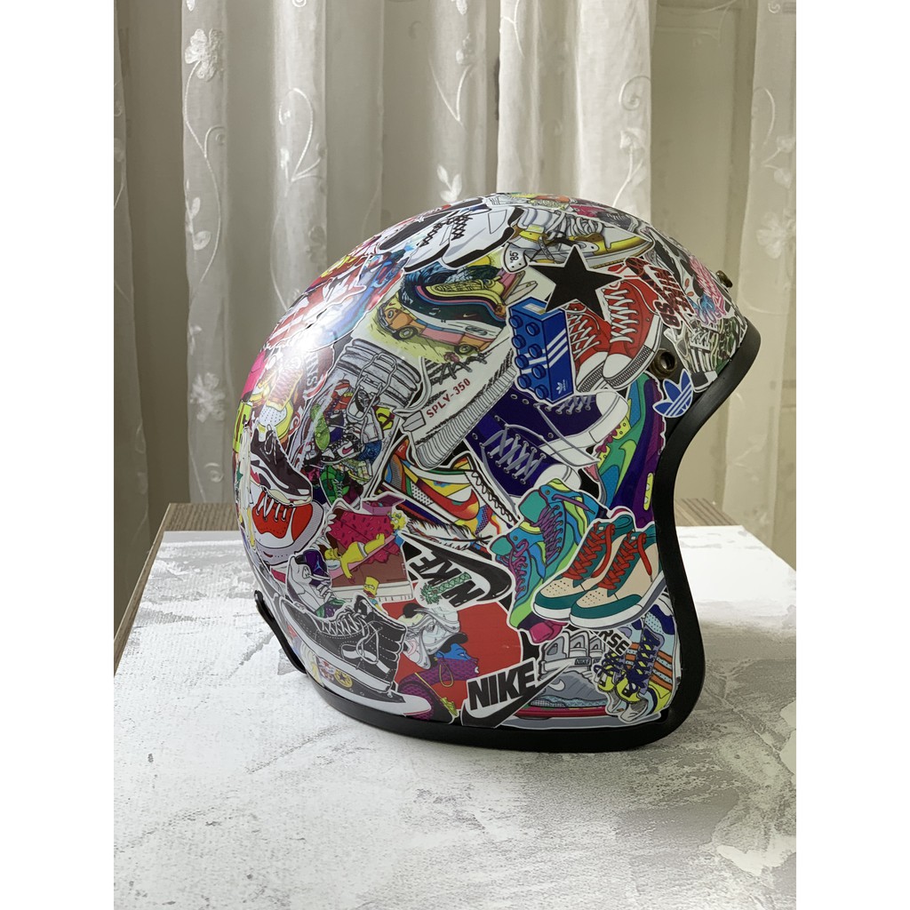 Sticker Giày Sneaker Chống Nước, Chống Bay Màu - Hình Dán Sneaker | Dán Mũ Bảo Hiểm Vali Điện Thoại Laptop Bình Nước